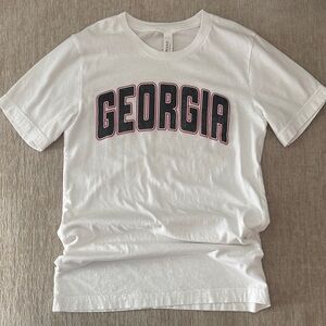 Women’s White Georgia / UGA T-Shirt
